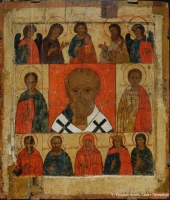 Никола с Деисусом и избранными святыми