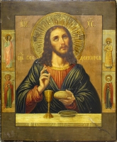 Christ  blessing bread