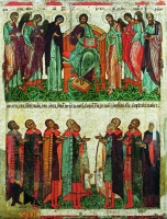 Deisus Range and praying Novgorodians