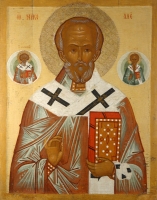 Nicholas the Wonderworker, St., with Clement and Blasius, Sts.    