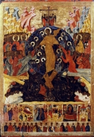 Воскресение - Сошествие во ад, с праздниками и избранными святыми
