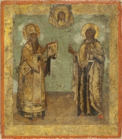 Святой  Андрей и неизвестная святая