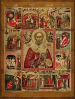Nicholas the Wondeworker, St., with scenes from his life