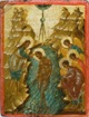 Baptism / Presentation of Our Lord (A double-sided tablet icon)