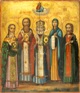 Избранные святые Сампсоний, Федор, Николай Чудотворец, Елизавета, Иоанн