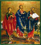 Apostles Matthew, James and Philip
