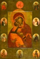 Богоматерь Владимирская, с избранными святыми